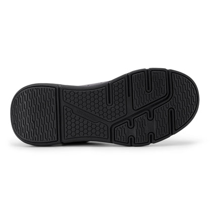 FitVille Men's Leather Shoes Diabetic Shoes Casual Oxford Shoes Adjustable Lightweight Formal Business Shoes for Swollen Feet