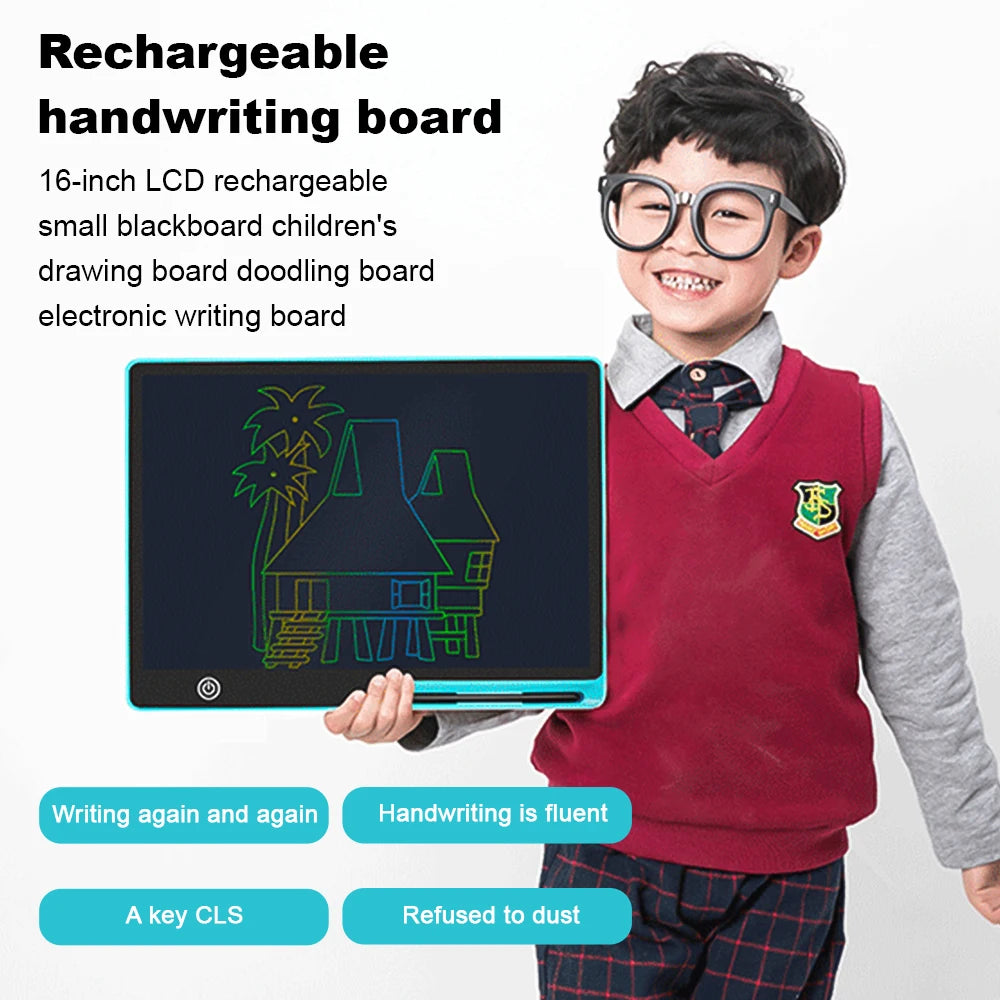 16" / 20" Lcd Writing Tablet / Drawing Tablet / Drawing Board Smart Erasable Graphics Tablet Drawing Writing Pad  Children toys