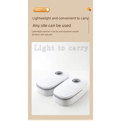 Pet Bowl Smart Timed Cat Feeder Quantitative Wet and Dry Food Single Meal Separation Home Use Automatic Feeding for Dogs & Cats