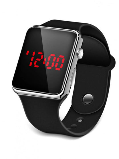 Leisure simple silicone men's electronic watch selected electronic watch gift