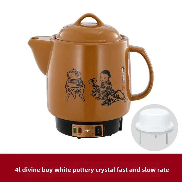 Shanyoujia Ceramic One-Piece Electrochemical Health Pot Automatic Boiling Medicine Pot Insulated Electric Heating Pharmacy Pot