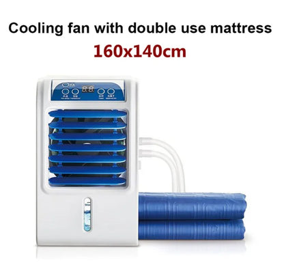 12V Water Circulation Bed Ice Sleeping Pad Cooling Pad Water-cooled Refrigeration Mattress Cooling Fan Conditioner Air Condition