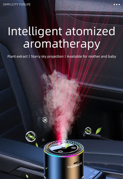 Spray Aroma Car Decorations Accessories With Aromatherapy High-End Car Air Freshener Electronic Car Fragrance Auto Deodorization