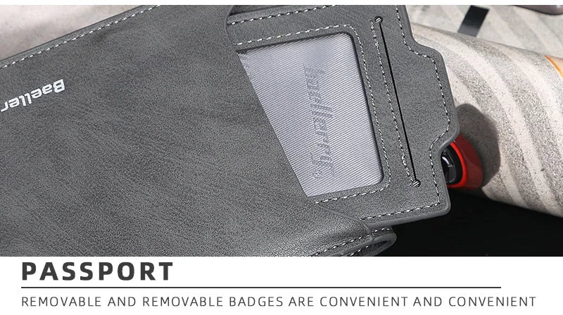 2025 New RFID Blocking Men Short Wallet Man Vintage Leather Wallet Male Handmade Billfold Coin Purse High Quality Business Purse