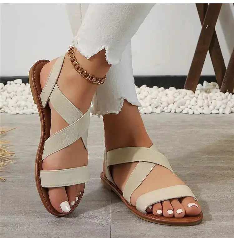 Women Sandals Shoes Summer Party Sandals For Women Soft Sandals Ladies Breathable Shoes Woman Retro Footwear Female Women Sandal