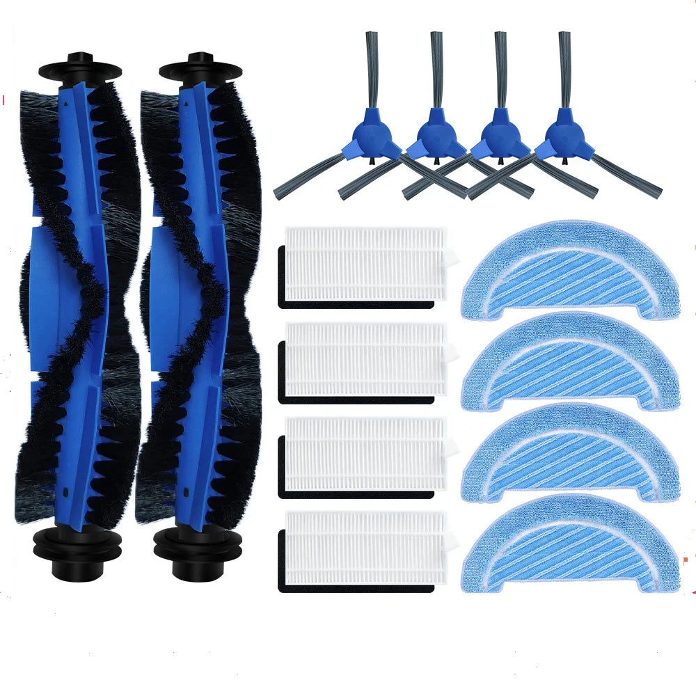 Fit For Conga 1090 / 1790 Ultra / 1790 Titanium Roller Side Brush Hepa Filter Mop Rag Robot Vacuums Spare Part Accessories