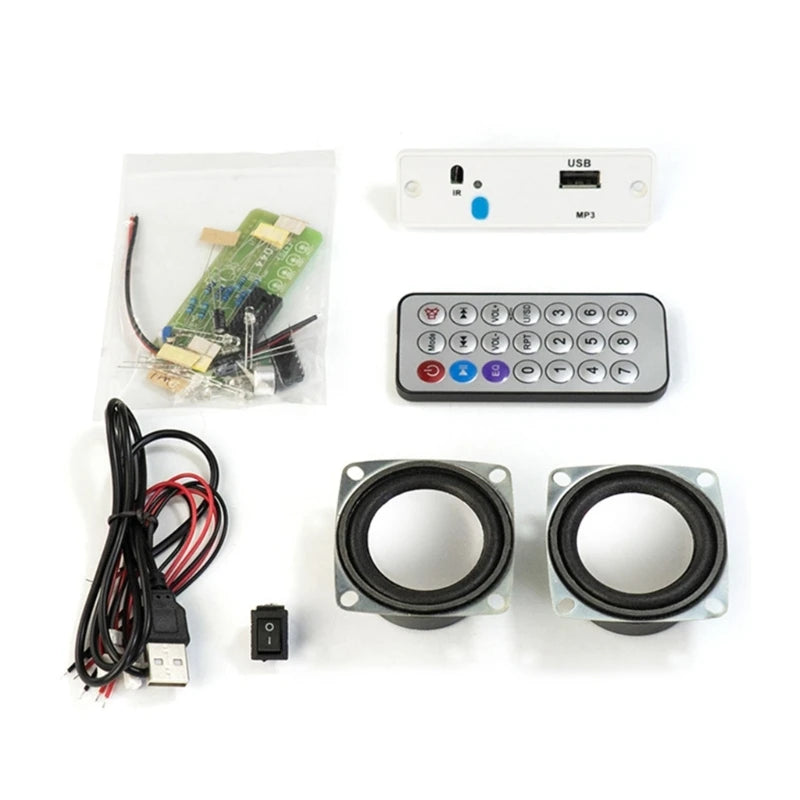Sound Amplifier Amplifier Module Cube Kit Support Bluetooth-compatible Play Speaker DIY Kit K1KF