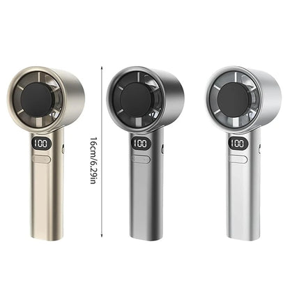Xiaomi Portable Handheld Fan 120 Wind Speed Mini Leafless Handheld Fan USB Charging Fan Electric Charging