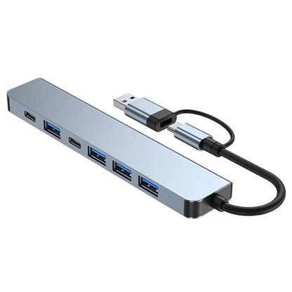 Daily Sale 2X Multiport USB Hub 3.0 Multi USB Splitter 4 USB C Port 3.0 2.0 Ports For PC Laptop Computer Hub