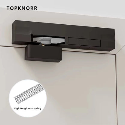 Door Damping Buffer Wooden Door Flat Outward Opening Invisible Door Home Closing Silent Hydraulic Door Closer Anti-pinch