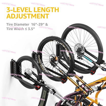 Rotating Bicycle Wall Rack Equipment Bracket