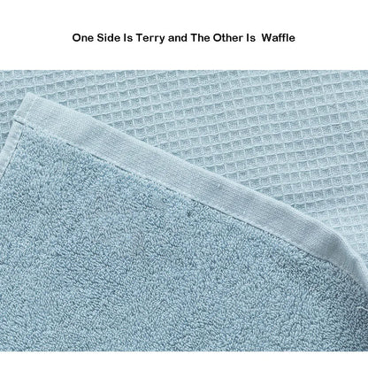 100% Cotton Double Layer Waffle Terry Bath Towel Soft Shower Towels Beach Towels Home Bathroom Towel For Adults