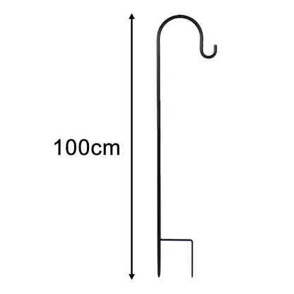 90/100/120cm Shepherd Hooks Plant Hook Craft Hook For Hanging Solar Lights Bird Feeders﻿ Outdoor Yard Garden Decor