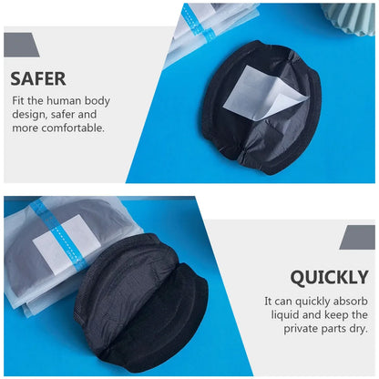 20 Pcs Incontinence Protection Pad Insert Men's Nursing Pads Towel Bladder Control Black