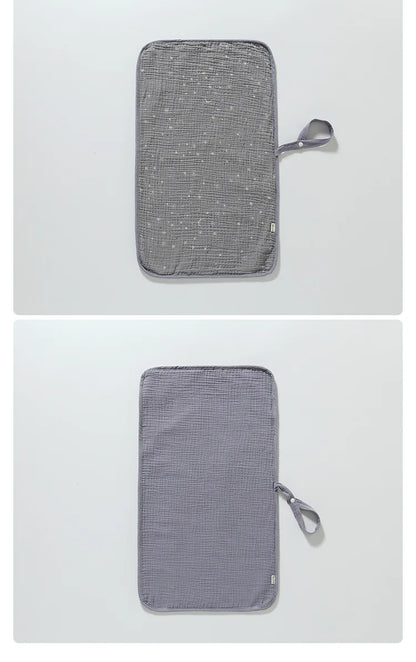 Foldable Baby Infant Cotton Changing Pads Reusable Soft Cotton Infant Mat Changing Pad for Newborn Underpads Two-sided Mattress