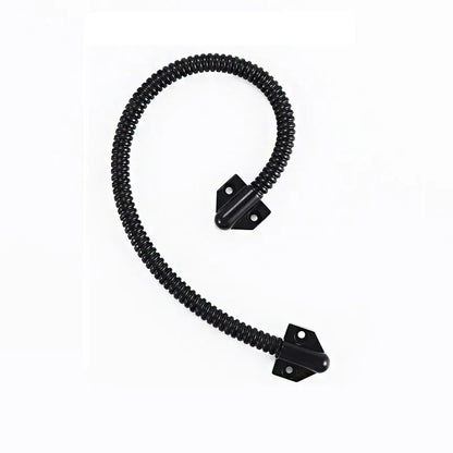 1pcs Door Loop Stainless Steel Metal Head Armored Cable Door Loop For Exposed Mounting