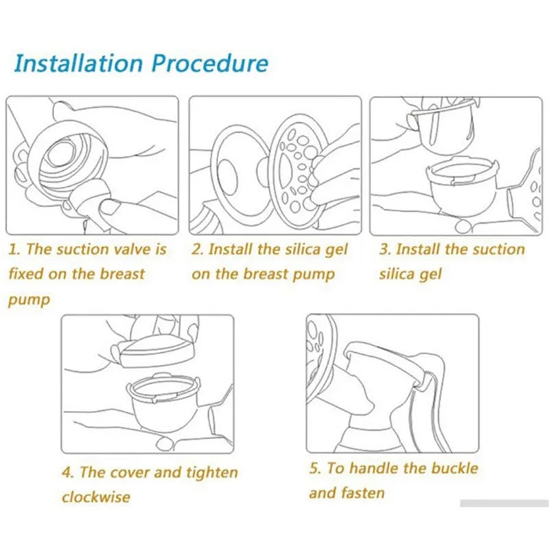 Hand Type Breast Pump Baby Milk Bottle Nipple With Sucking Function Baby Product Feeding Manual Breast Pump Mother Use