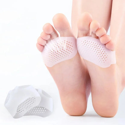 Silicone Forefoot Pads for Women High Heel Pain Relieve Inserts Breathable Foot Care Pads Half Shoe Insole Cushion Accessories