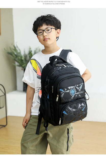 School Rolling Backpacks School bags for Boys Trolley bag with Wheels Waterproof Orthopedic School Bag Student Wheeled Backpack