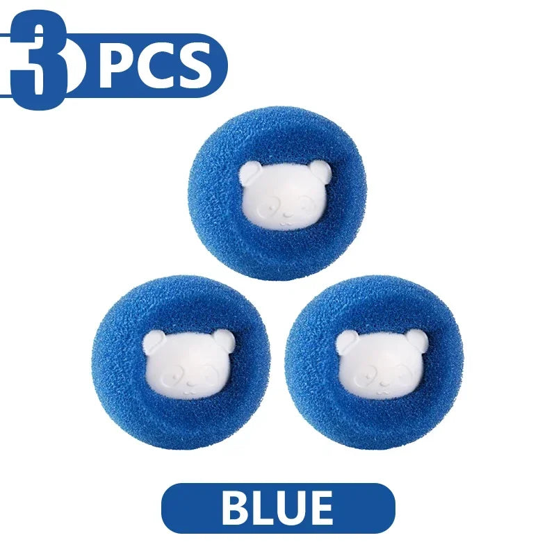 Laundry Balls Pet Hair Collector for Washing Machine Reusable Laundry Lint Catcher Removes Lint From Clothes Pet Cat Accessories