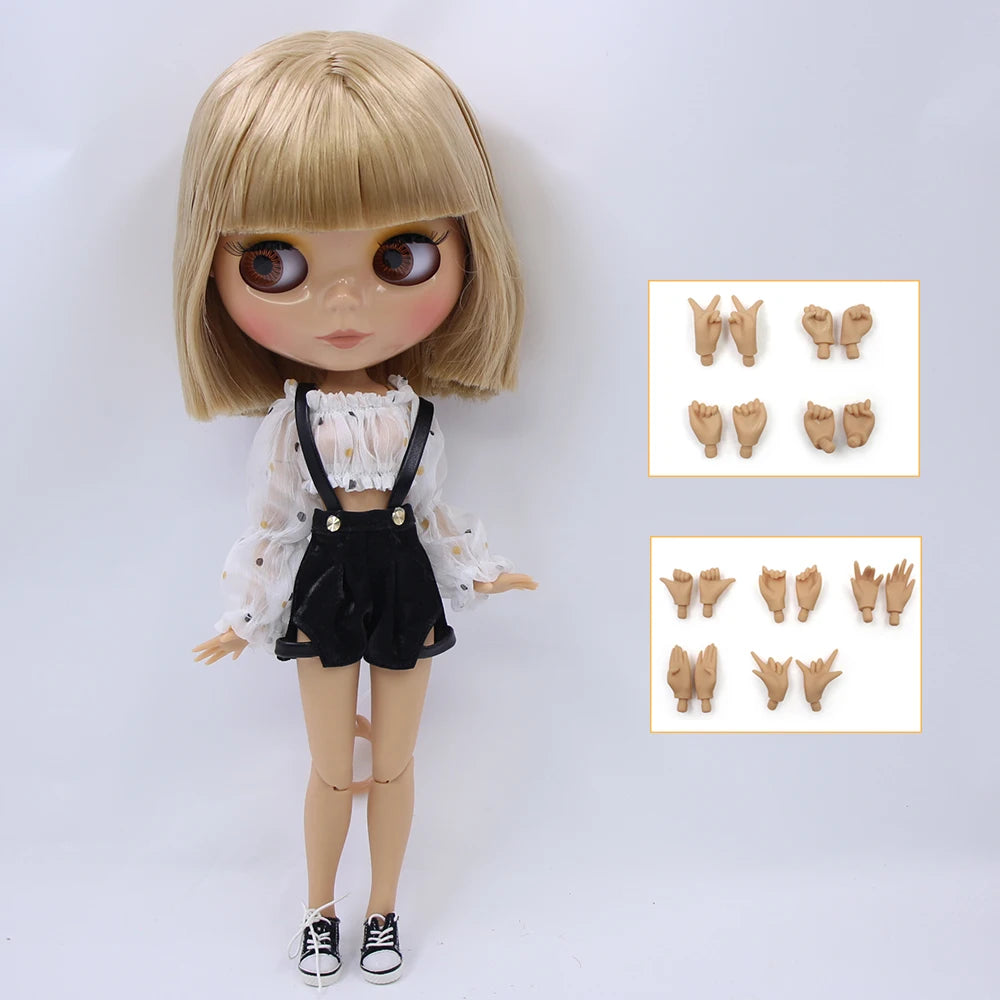 ICY DBS Blyth doll Joint Body 30CM BJD  Clothes Shoes Hand Set Fashion Dolls girl gift