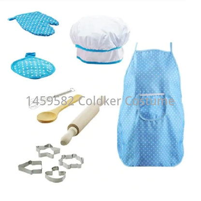 Kitchen Toy Play House For Girls Kids Simulation Kitchen Toy Utensils Supplies Set Baking Tools Cake Apron Chef Clothes Gift