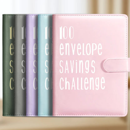100 Envelope Cash Savings Challenge, Saving Challenge Envelop Book, Budget Envelope Financial Assistant, A5 Size Cash Binder