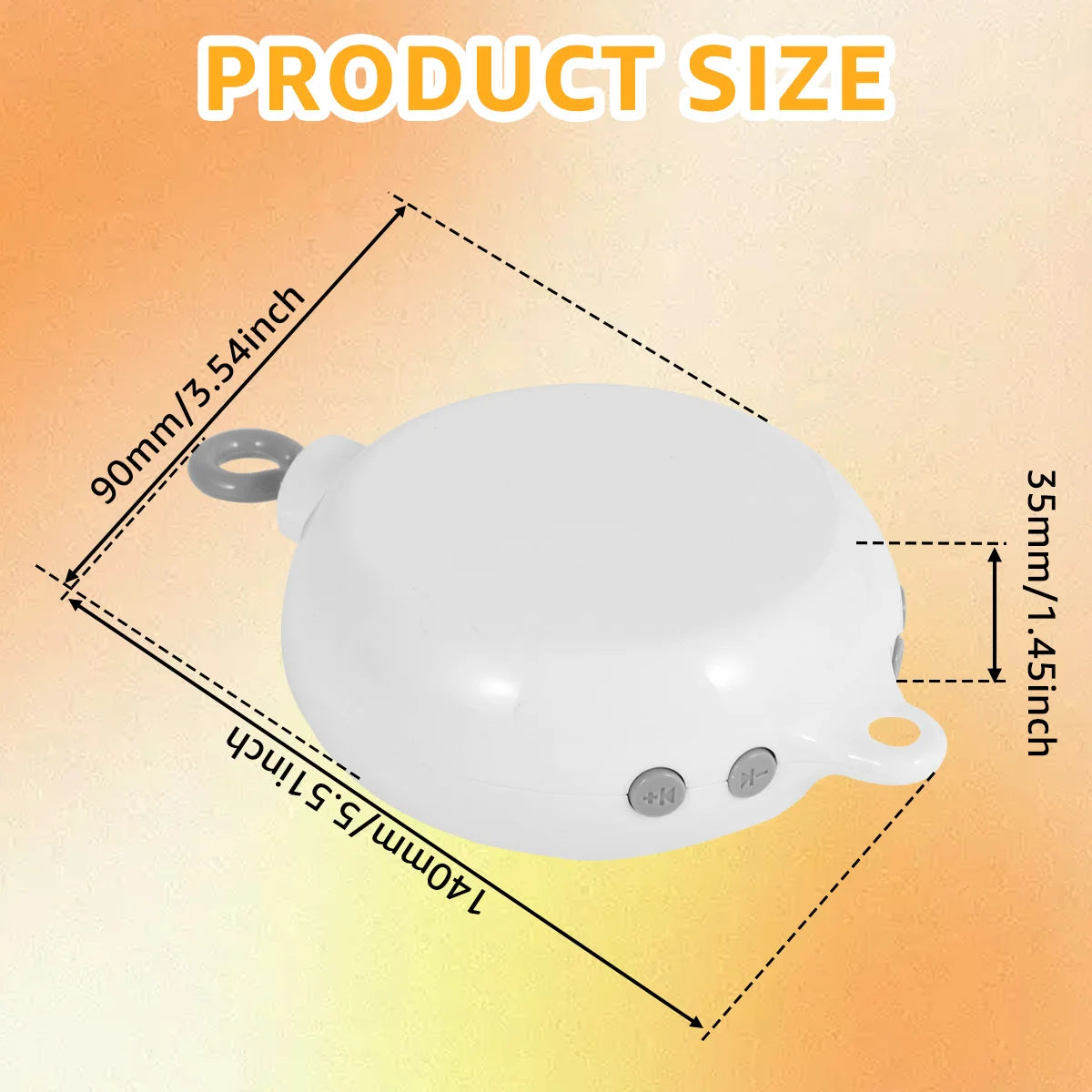 Baby Mobile Music Box Crib Mobile Motor with 3 Modes Volume Adjustable 35 Lullabies Baby Mobile Music Box for Bassinet