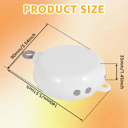 Baby Mobile Music Box Crib Mobile Motor with 3 Modes Volume Adjustable 35 Lullabies Baby Mobile Music Box for Bassinet