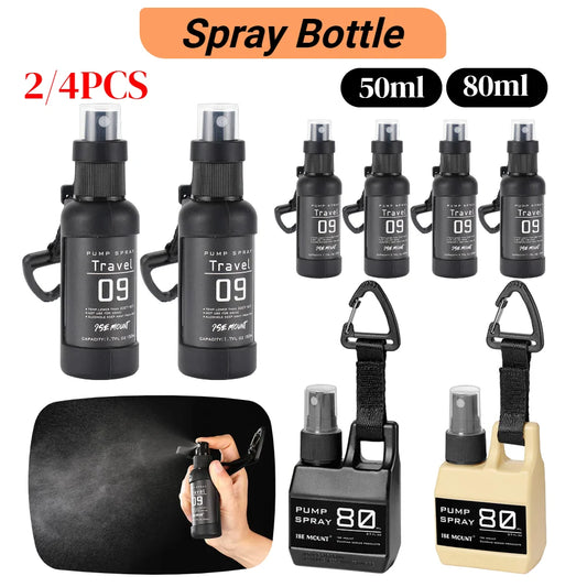 50/80ml Travel Bottle Leak Proof Outdoor Camping Trip Spray Bottle Alcohol Dispenser Leak Proof Portable Spray Bottle