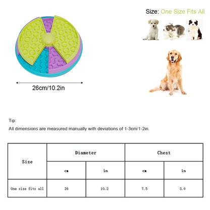 New Dog Slow Plate Pet Slow Food Mat Fun Slow Food Plates Beloved Of Pets Rotating Slow Food Plate Portable Slow Food Plate