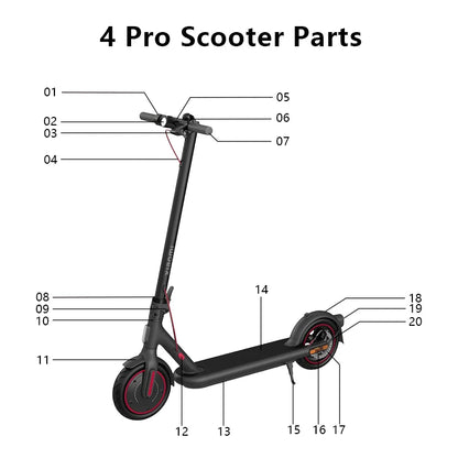 Xiaomi 4Pro Scooter Parts Various Repair Spare Parts For 4Pro MI4 Pro Electric Scooter Replacement Aceesoories Parts