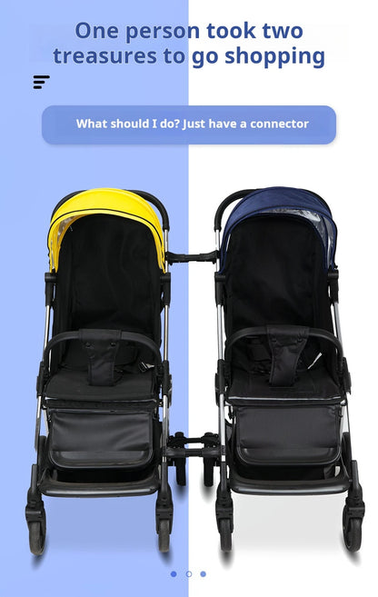 3pcs Stroller Connectors Adjustable, Free Combination Simple To Connect And Detach Stroller Accessories