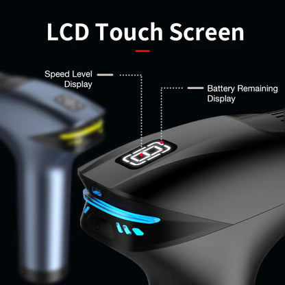 Portable Cold Compress Electric Percussion Massage Gun for Body Neck Back Leg Deep Tissue Muscle Relaxation Fascia Gun