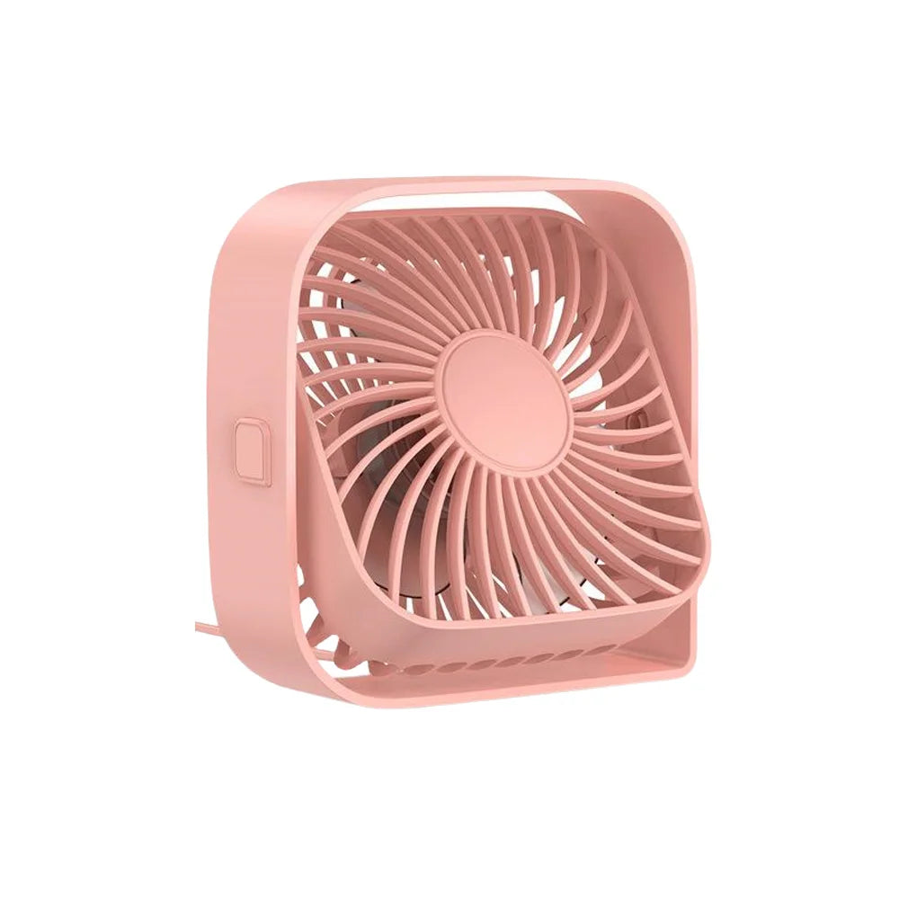 Mini Portable Fan USB Desk Fan Table Strong Airflow &Quiet Operation 3 Speed Wind 360° Rotatable Standing Fans For Room
