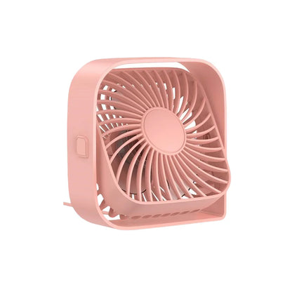 Mini Portable Fan USB Desk Fan Table Strong Airflow &Quiet Operation 3 Speed Wind 360° Rotatable Standing Fans For Room