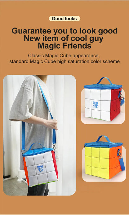 MoYu Multi functional Magic Cube Pack Customized by Magic Friends Walking Magic Cube Bag Durable And Wear-Resistant