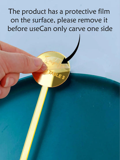 Personalized Drink Stirrers Wedding Drink Custom Name Stir Swizzle Sticks Cocktail Last Name Party Stir Stirrers Drection