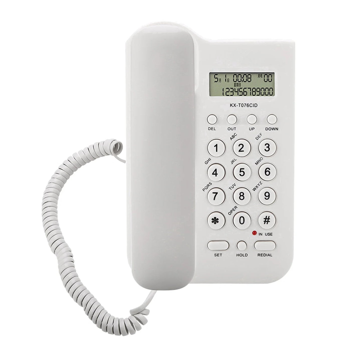 Home Hotel Wired Desktop Wall Phone Office Landline Telephon