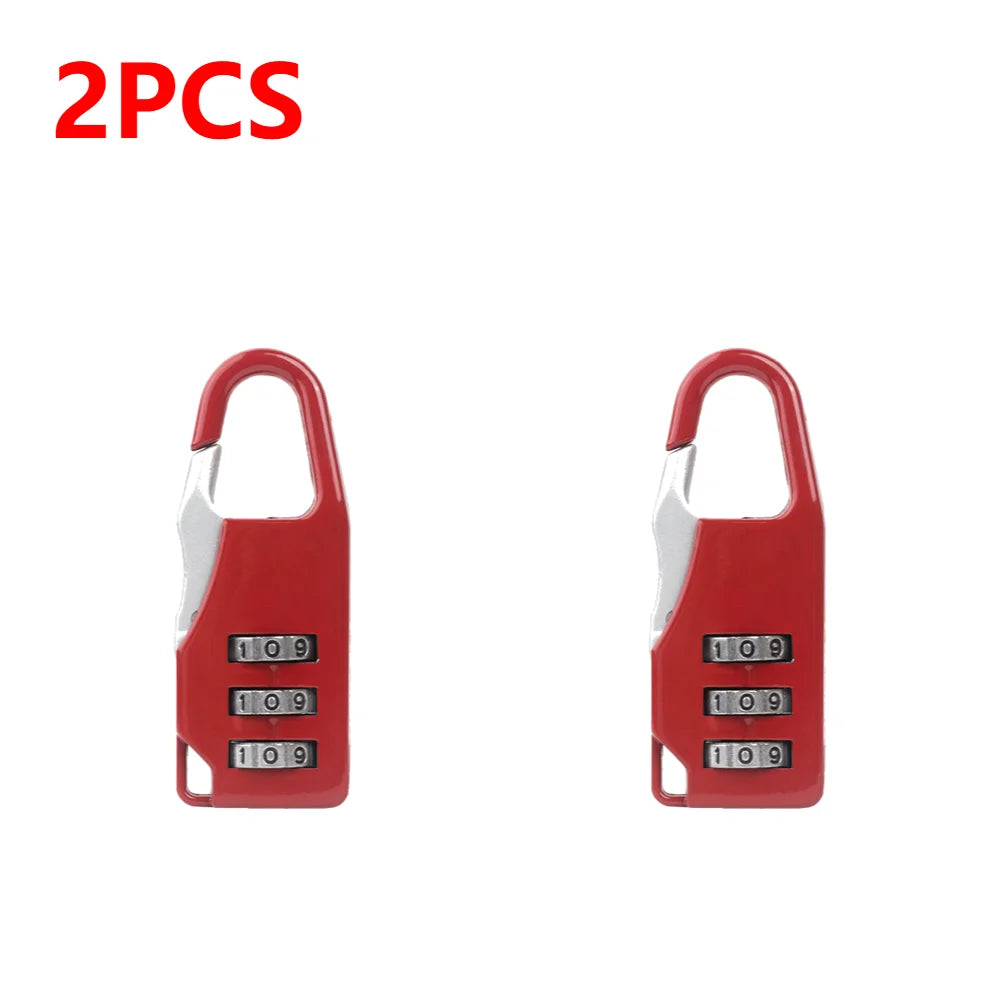 3 Digit Number Combination Pad Lock Padlock Outdoor Waterproof Lock Suitcase Luggage Security Coded Lock Zinc Alloy Code Lock