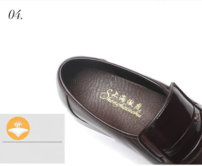 Oxford Shoes for Men Dress Shoes  Formal Shoes Fashion Round Toe Business Wedding  Dress  Men Designer  Loafers