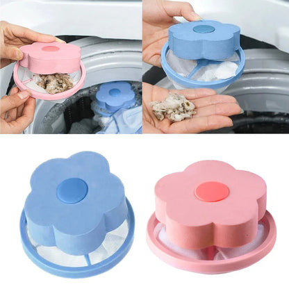 Laundry Pet Hair Catcher Floating Filter Mesh Washing Machine Clothes Cleaning Ball Reusable Hair Catcher Remover Laundry Tools