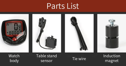 Waterproof Bicycle Bike Cycle Lcd Display Digital Computer Speedometer cycling computer