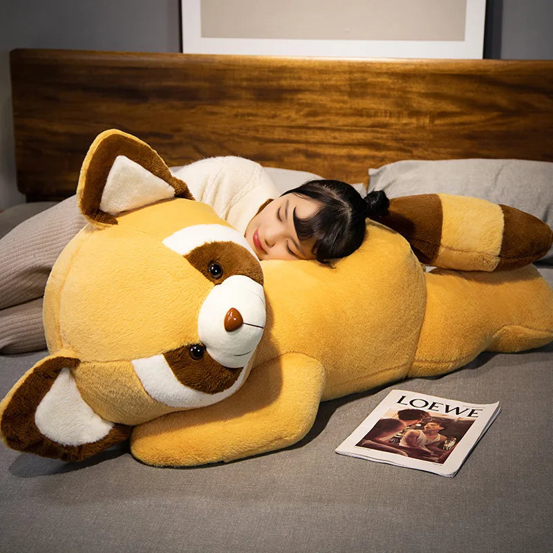 Plush Raccoon Doll Toy Appease Toys Adorable Bedroom Decor Red Panda Plush Toy Christmas Gift