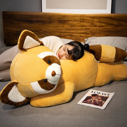 Plush Raccoon Doll Toy Appease Toys Adorable Bedroom Decor Red Panda Plush Toy Christmas Gift