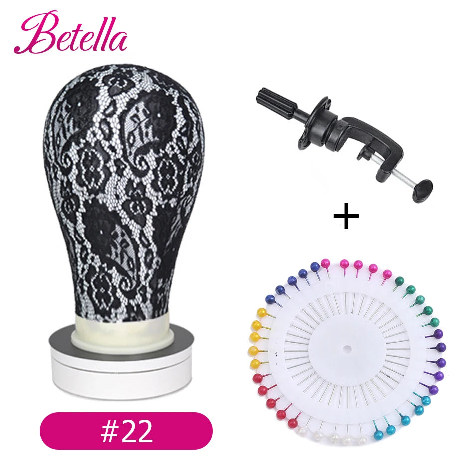 Canvas Block Head Kit Training Mannequin Wig Head Display Styling Mannequin Manikin Head Wig Stand wig head Stand