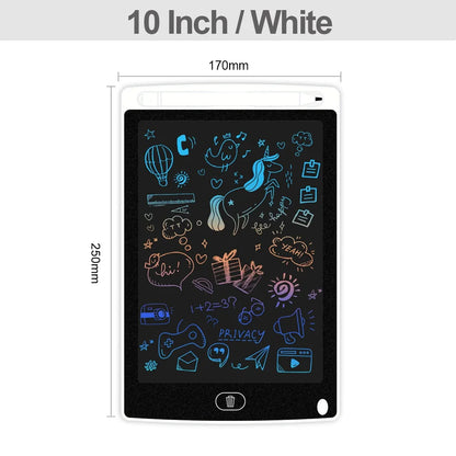 Educational Toys Writing Tablet For Kids 10/16Inch LCD Drawing Board Children Gifts USB Charging Doodle Electron Handwriting Pad