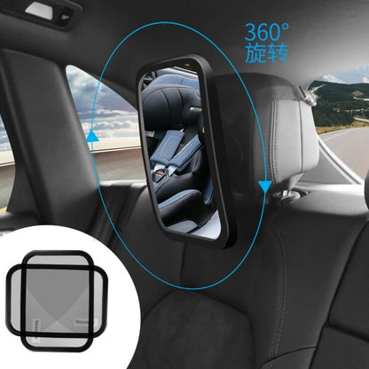 Baby Car Mirror Adjustable Wide Car Back Seat Rearview Facing Headrest Mount Child Kids Infant Baby Safety Monitor Accessories