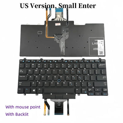 New US/RU/SP Laptop Layout Keyboard For Dell Latitude 3340 3350 5490 5480 E3340 E5450 E7450 E5470 E7470 P72G