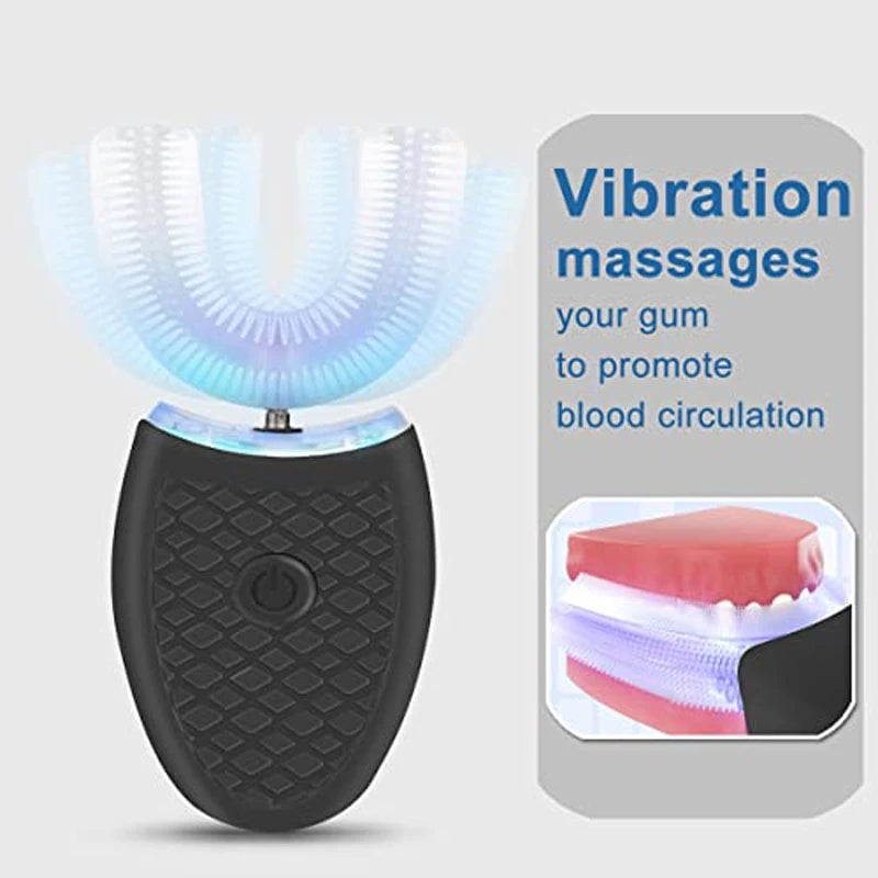 Professional Electric Teeth Tray Waterproof Wireless Rechargeable Tooth Whitening Machine LED Light White Light Teeth Brush